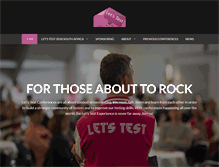 Tablet Screenshot of lets-test.com